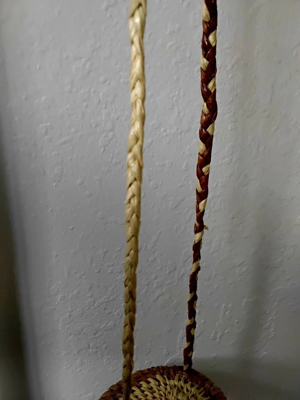African Zulu Ukhamba Hand Woven Lidded Basket. Coiled Straw Purse.